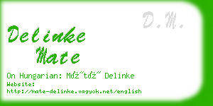 delinke mate business card